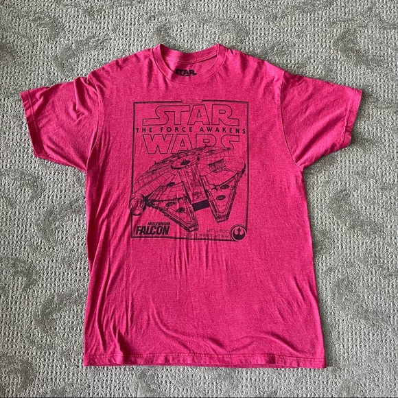 EUC Men’s Star Wars Graphic Short Sleeve Tee size Large in Red - Picture 1 of 4